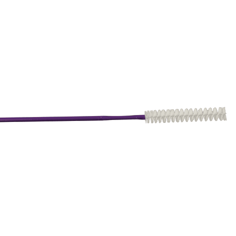 marketlab ARC™ Reusable Plastic Sheath Brush • Flexible, 13" x 4mm • Violet 3 / pk
