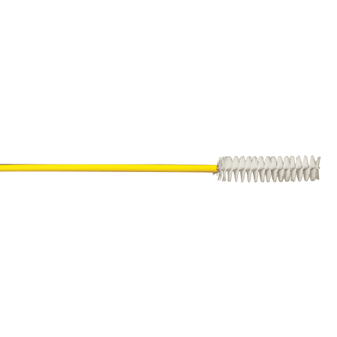 marketlab ARC™ Reusable Plastic Sheath Brush • Rigid, 24" x 12.5mm • Yellow  3 / pk