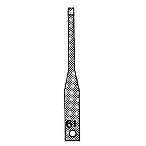 Surgical Blade Sklar® Stainless Steel No. 61 Sterile Box of 1 MK-628156