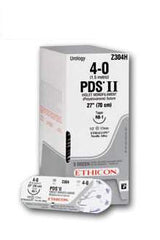 Absorbable Antibacterial Suture with Needle PDS Plus™ Polydioxanone with Irgacare MP PS-2 3/8 Circle Precision Reverse Cutting Needle Size 3-0 Monofilament (12/BX) MK-633010