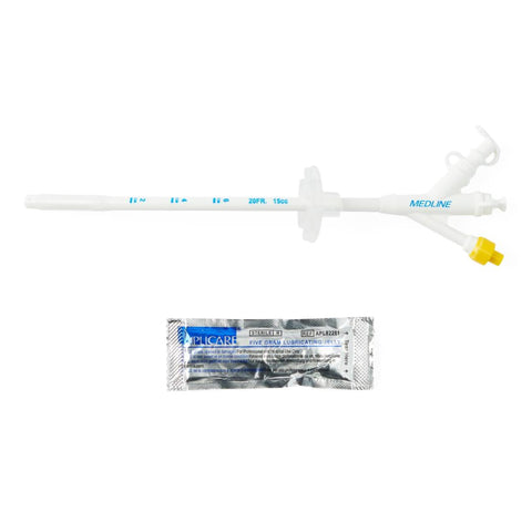 Gastrostomy Feeding Tube Medline 20 Fr. 24.13 cm Tube Silicone Sterile MK-633308