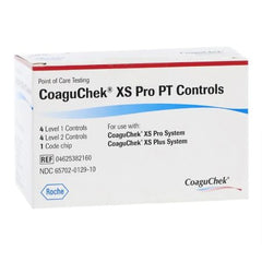 Roche Diagnostics Coagulation Control CoaguChek® XS Plus Prothrombin Time Test (PT) 2 Levels - M-637181-1698 - Each