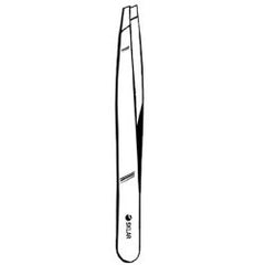 Cilia Forceps Sklar® Swiss 3-3/4 Inch Length OR / Surgical Grade German Stainless Steel NonSterile NonLocking Thumb Handle Straight Diagonal Tips EACH MK-639851