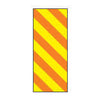Pre-Printed Label Key Surgical® Multipurpose Label Orange / Yellow Tape Stripes Patterned 8-1/2 X 11 Inch MK-661363