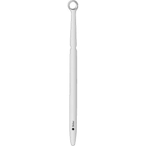 Dermal Curette Sklar® 5-1/2 Inch Length Round Handle 7 mm Tip Straight Blunt Round Loop Tip Box of 25 MK-662862
