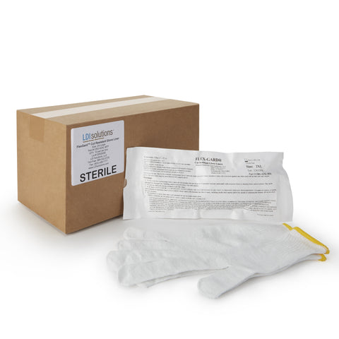 Cut Resistant Glove Liner Flex-Gard™ Full-Finger HDPE / Spandex / Polyester White 2X-Large (10PR/BX) MK-670063