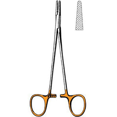 Needle Holder Surgi-OR™ Crile-Wood 6 Inch Length Straight Serrated Jaw Finger Ring Handle Each MK-686968
