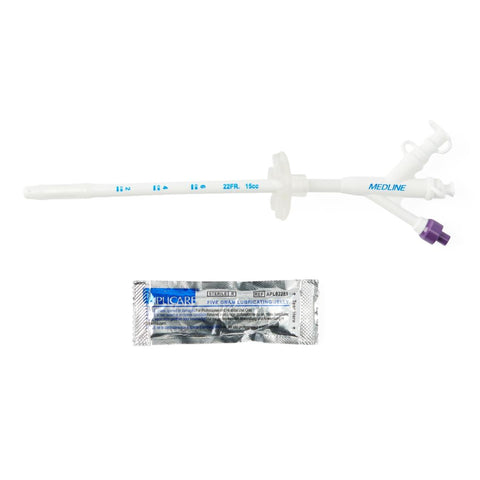 Gastrostomy Feeding Tube Medline 22 Fr. 24.13 cm Tube Silicone Sterile MK-689314