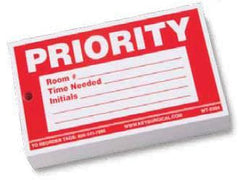 Instructional Tag Key Surgical® Write On Red 3 X 5 Inch Durable 100 per Case PRIORITY RED (100/PK) KEYSUR MK-707712