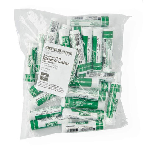 Lip Balm with Sunscreen Curad® 0.15 oz. Balm Tube Mint Flavor (600/CS) MK-727919