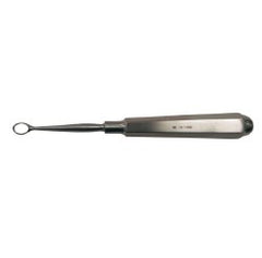 Dermal Curette BR Surgical Piffard 6-1/2 Inch Length Hexangonal Handle Size 2 Tip Oval Loop Tip Each MK-735510