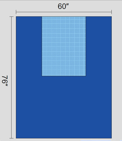 General Purpose Drape Protect5 Large Drape 60 W X 76 L Inch Sterile SURG FLT 3/4REINF PROTECT5 MED 60X77 (35/CS MK-738362