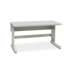 market leb Manual-Adjustable Laminate Lab Table, • Gray each ML74712