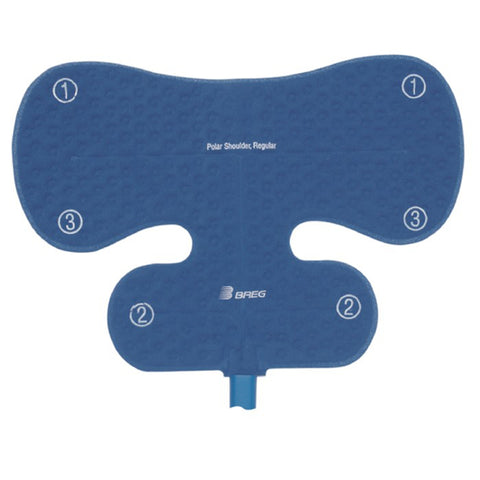 Cold Therapy Pad WrapOn™ Shoulder One Size Fits Most Plastic / Felt / Foam / Elastic Reusable POLAR WRAP-ON SHOULDER UNIV MK-747366
