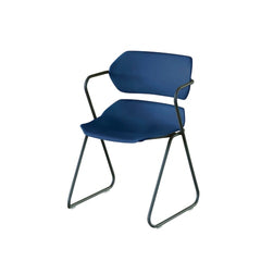 MARKET LEB Acton® Stacking Chair with Arms • 20"W x 21.5"D x 30.5"H, EACH ML7555
