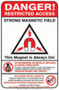 McKesson # Wall Sign Caution Danger Restricted Access MK-775612