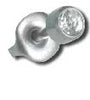 Ear Piercer Nemsco Metallic / Clear PIERCER, EAR W/SIMULATED DIAMOND Box of 6 MK-784349