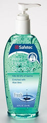 Hand Sanitizer Safetec® 8 oz. Ethyl Alcohol Gel Pump Bottle (24/CS) MK-794261