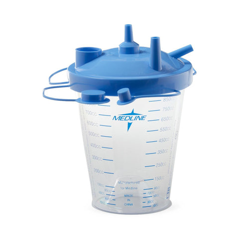 Rigid Suction Canister Kit Medline 850 mL Sealing Lid  RESPIR SUCT W/FLOAT LID (12/CS) MK-796906