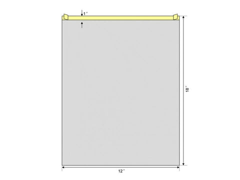 General Purpose Drape ClearView 12 W X 18 L Inch NonSterile (100/CS) MK-799204