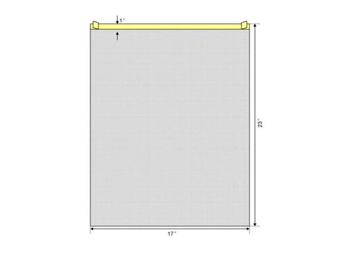 Surgical Drape ClearView Surgical Drape 17 W X 23 L Inch Sterile  STR 17"X23" (10/PK 4PK/CS) MK-799209