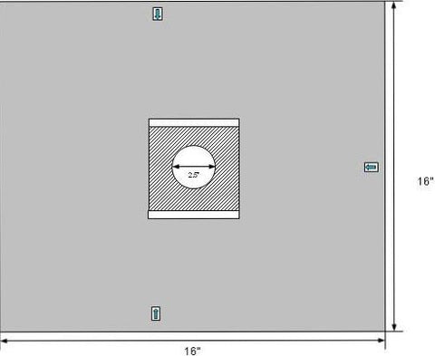 EENT Drape Clearview Eye Drape 16 W X 16 L Inch Sterile  APERTURE CLR (10/BX 4BX/CS) MK-806981