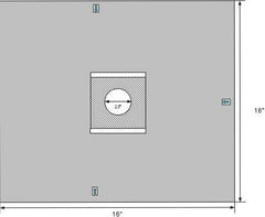 EENT Drape Clearview Eye Drape 16 W X 16 L Inch Sterile  APERTURE CLR (10/BX 4BX/CS) MK-806981