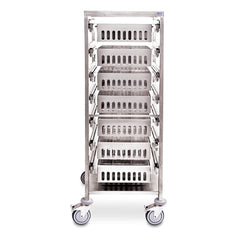 MARKET LAB Stainless Steel Pharmacy Storage and Transport CartStainless Steel Pharmacy Storage and Transport Cart, 23"W x 27"D x 60"H  EACH ML80937