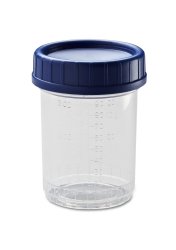Specimen Container for Pneumatic Tube Systems Click-N-Close 120 mL (4 oz.) Screw Cap Patient Information OR Sterile CASE OF 100 MK-833408