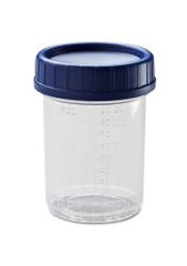 Specimen Container for Pneumatic Tube Systems Click-N-Close 120 mL (4 oz.) Screw Cap Patient Information OR Sterile CASE OF 100 MK-833408