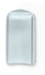 Instrument Tip Protecting Cap 0.360 X 0.75 Inch, Clear, Skin Hook Cap, Double Prong, 7 mm Apart PACK OF 100 MK-839534