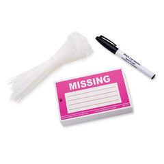 Missing Tag WRITE-ON TAG® LABEL, WRITE-ON MISSING PNK (100/PK) KEYSUR MK-850612