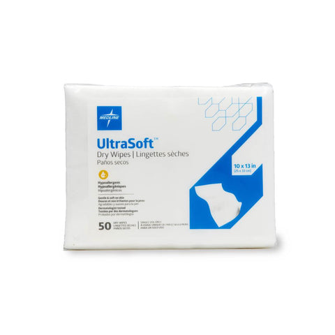 Washcloth UltraSoft 10 X 12 Inch White Disposable CLN DRY ULTR SFT DISP WHT (50/PK 10PK/CS) MK-872954