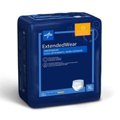 Absorbent Underwear FitRight® Extended Wear Pull On with Tear Away Seams Adult X-Large Unisex Disposable Heavy Absorbency  (12/BX 4BG/CS) MK-873285