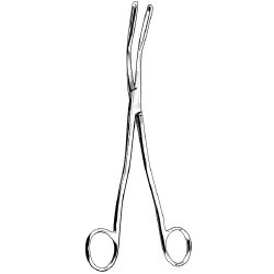 Uterine Polyp Forceps Sklar® Overstreet 9-1/4 Inch Length OR / Surgical Grade German Stainless Steel NonSterile NonLocking Finger Ring Handle Straight Fenestrated Oval Tips EACH MK-881381