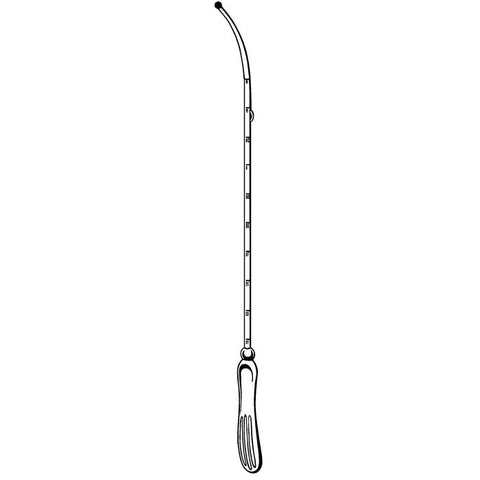 Uterine Sound Dilator Sklar® Simpson 12-1/2 Inch Length Silver Plated Stainless Steel NonSterile Each MK-888741