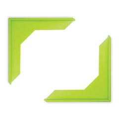 McKesson Tray Corner Protector 1-1/5 X 2-4/5 X 2-4/5 Inch, Lime Green, Medical-grade Silicone, Latex-free, Reusable  F/SURG TR LF SIL LM GRN (80XCS) KEYSUR MK-888821