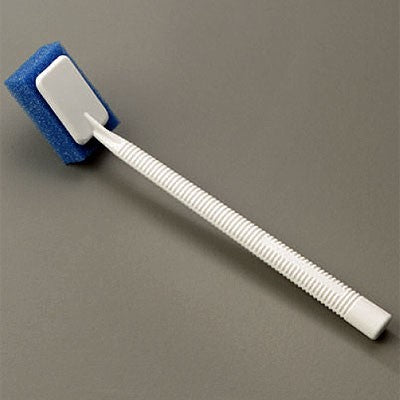 McKesson Scrub Brush Sponge Blue / White STICKS, SPONGE ANGL STR (100/CS) MK-888946
