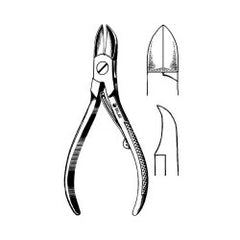 Nail Nipper Econo™ Straight Concave Jaw 4-1/2 Inch Length Pakistan Stainless Steel Box of 25 MK-890091