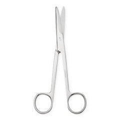 Dissecting Scissors Centurion® Mayo 6-3/4 Inch Length Floor / Office Grade Stainless Steel Sterile Finger Ring Handle Straight Blunt Tip / Blunt Tip CASE OF 20 MK-907829