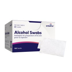 Becton Dickinson Alcohol Prep Pad BD™ 70% Strength Isopropyl Alcohol Individual Packet NonSterile - M-915121-4660 - Case of 1200