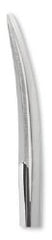 Iris Scissors Centurion® 3-1/2 Inch Length Floor / Office Grade Stainless Steel Sterile Finger Ring Handle Curved Sharp Tip / Sharp Tip CASE OF 20 MK-918611