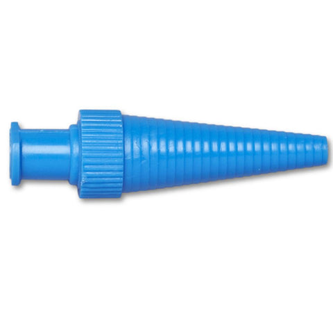 Catheter Syringe Adapter Medline® Sterile, Blue, Plastic CATH/SYR LUER STR (100/CS MK-927905