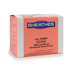 Market lab Non-Sterile Latex Bulk Packed Probe Covers, 3.5cmW x 20cmL pack