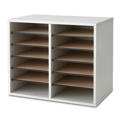 marketlab Adjustable Desktop Organizers 19.75"W x 11.75"D x 16.125"H w/12 Compartments 1 / each
