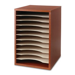 marketlab Adjustable Desktop Vertical  Organizers 10.75"W x 11.75"D x 16.125"H  w/11 Compartments 1 / each