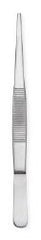 Tissue Forceps Centurion® Adson 4-3/4 Inch Length Floor / Office Grade Stainless Steel Sterile NonLocking Thumb Handle Straight Serrated Tips with 1 X 2 Teeth CASE OF 20 MK-944407