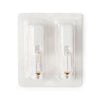 Ear Piercing Stud System 75™ 24K Gold Plated Stainless Steel Crystal April Birthstone Daisy Mount Each MK-950779