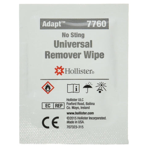 Hollister Adhesive and Barrier Remover Adapt Wipe 50 per Box - M-953690-4103 - Each
