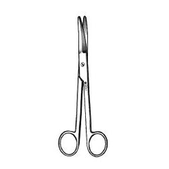 Facelift Scissors Sklar® Kaye 6 Inch Length OR / Surgical Grade German Stainless Steel NonSterile Finger Ring Handle Curved Blunt Tip / Blunt Tip EACH MK-958932